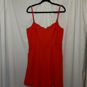 Market & Spruce Vibrant Red Mini Dress